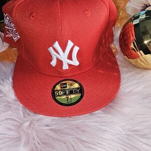 Red New Era 59FIFTY Cap